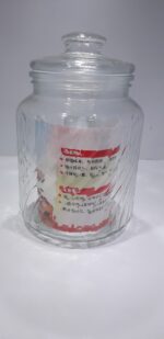 برطمان زجاج وسط