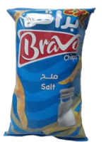 برافو شيبسي ملح 75 جم